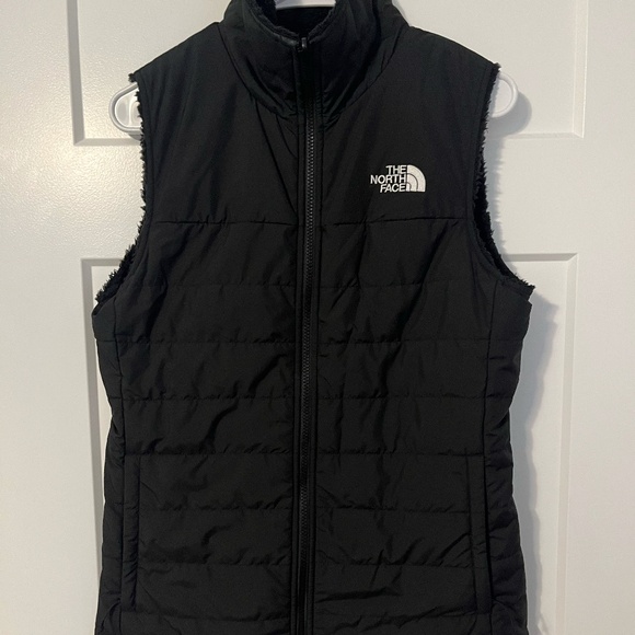 The North Face Women’s Mossbud Reversible Vest Small Black EUC Winter Outdoors - Picture 1 of 9